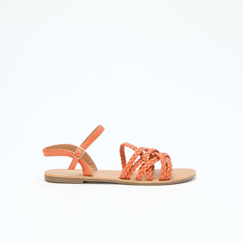 Sandales multi brides tressées