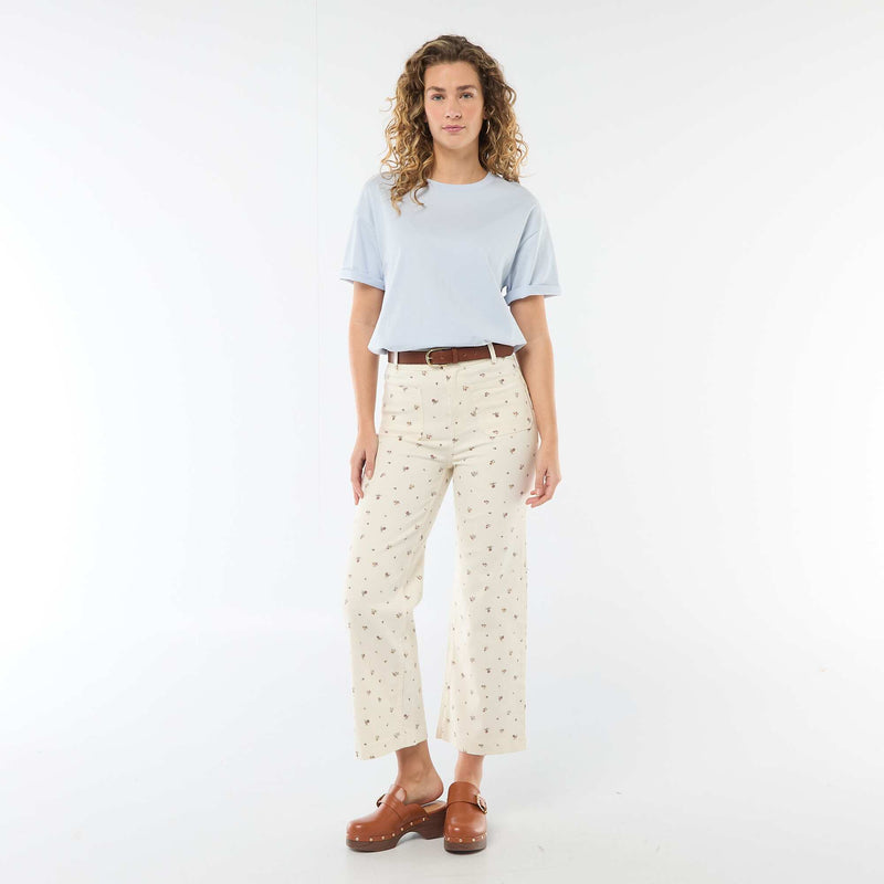 Beige imprimé