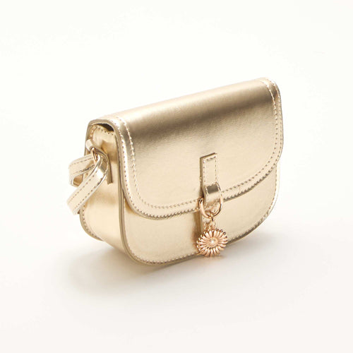 Sac bandoulière doré