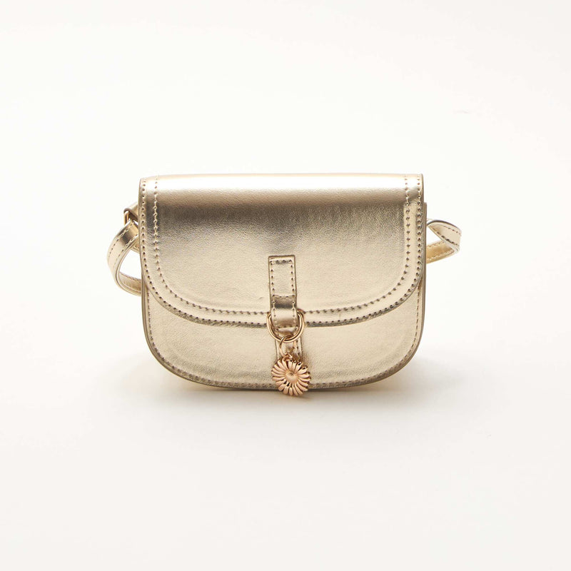 Sac bandoulière doré