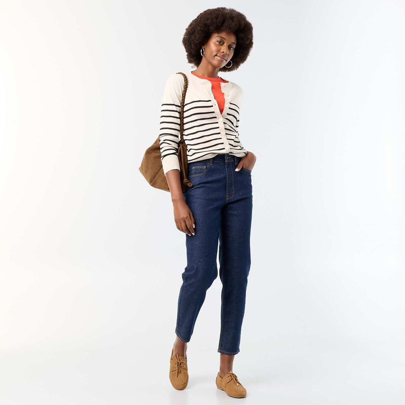 Gilet col rond uni