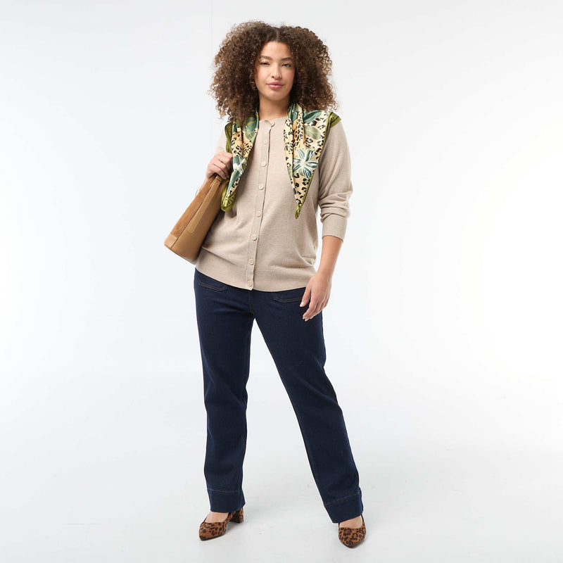 Gilet en maille uni