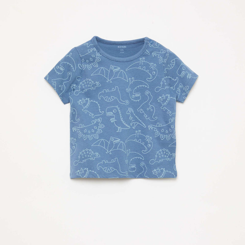 Ensemble pyjama court t-shirt + short - 2 pièces