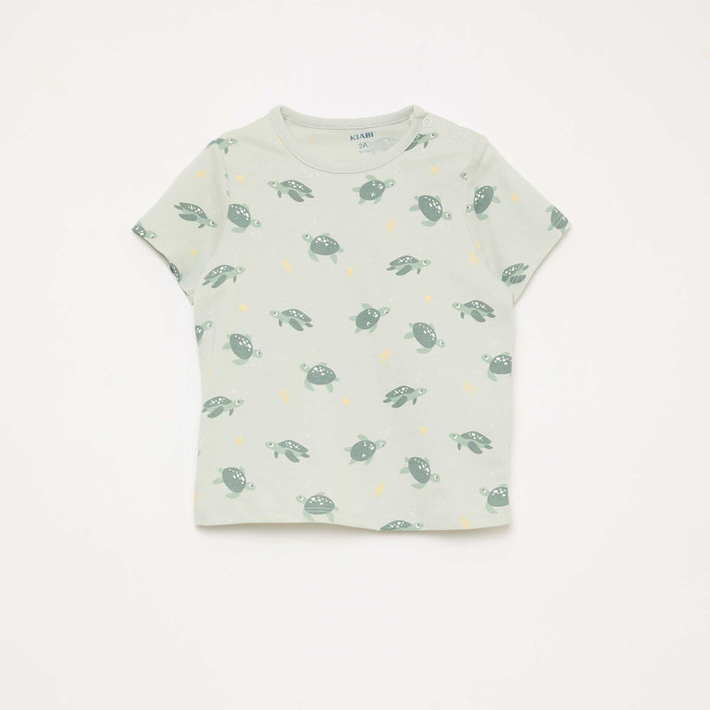 Ensemble pyjama court t-shirt + short - 2 pièces