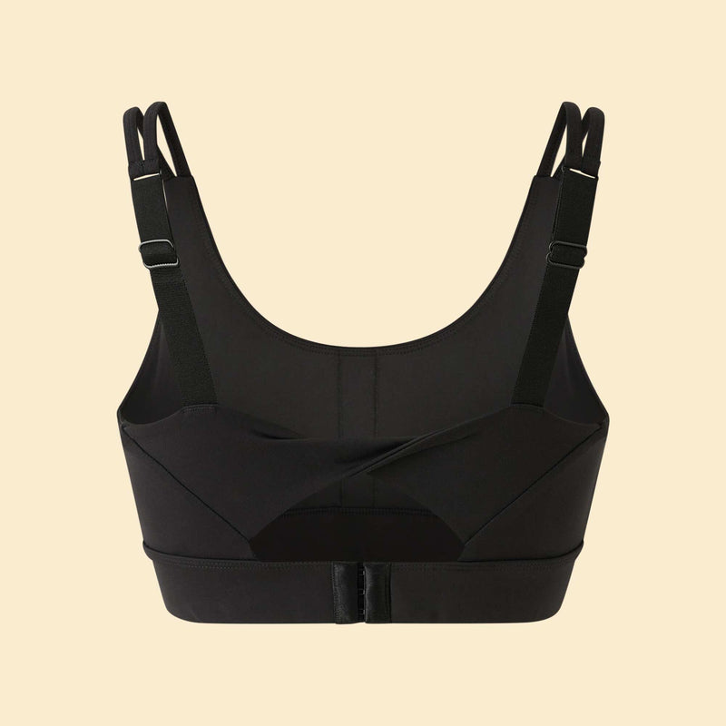 Brassière de sport effet twisté au dos maintien fort
