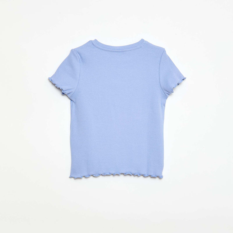 T-shirt à manches courtesavec forme ajourée