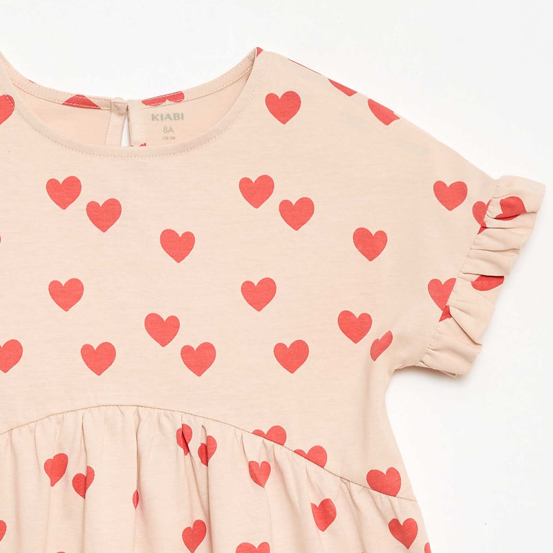 Robe t-shirt all-over