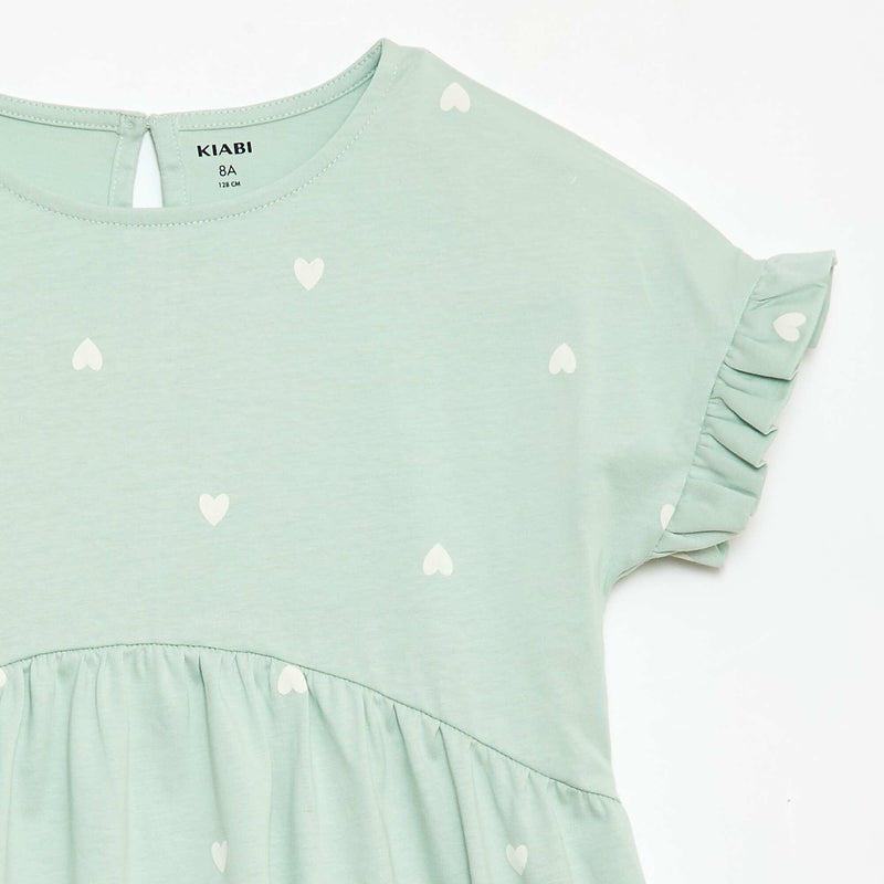 Robe t-shirt all-over