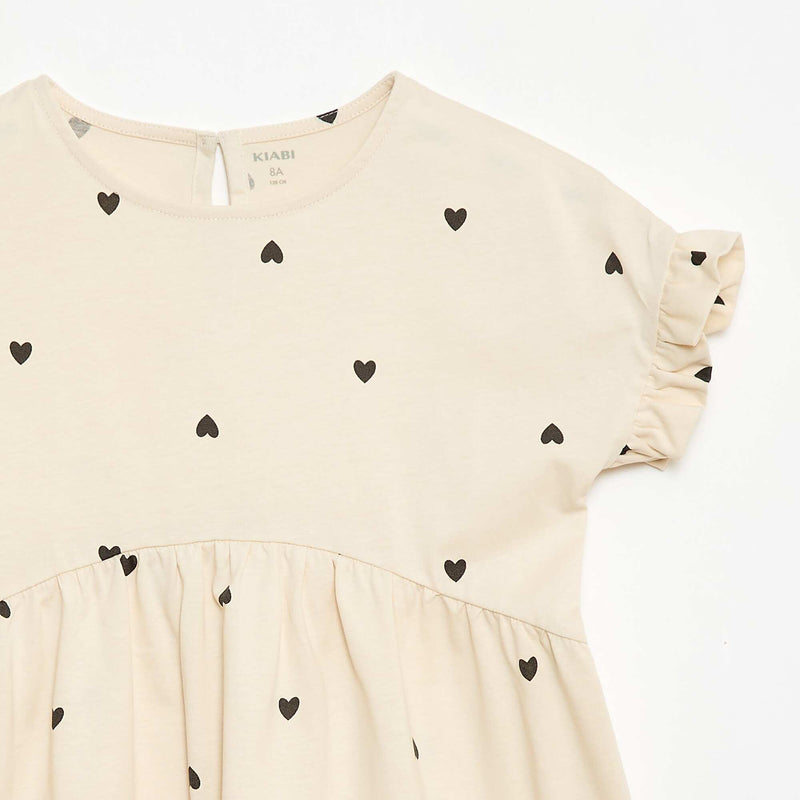 Robe t-shirt all-over