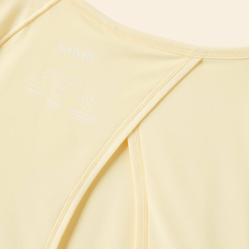 Tee-shirt fluide avec fente au dos