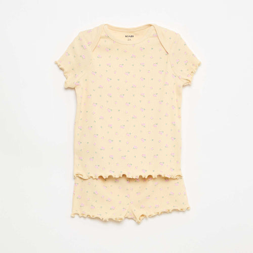 Ensemble de pyjama court t-shirt + short - 2 pièces