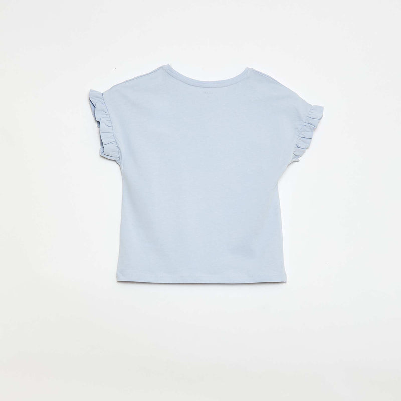 T-shirt à manches volantes