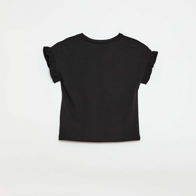T-shirt à manches volantes