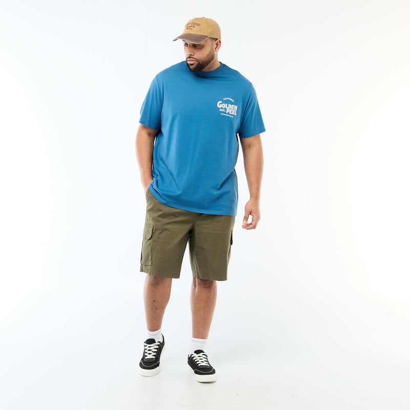 T-shirt imprimé à manches courtes et col rond