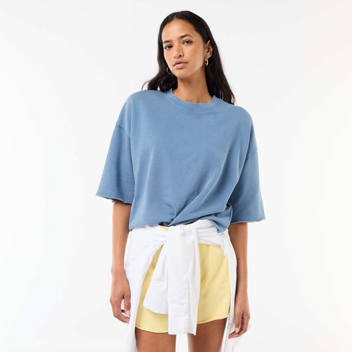 T-shirt manches 3/4 en French Terry