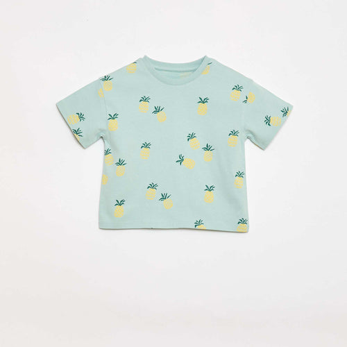 Ensemble t-shirt + short à motif - 2 pièces