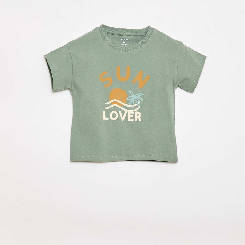 Ensemble de pyjama été en coton  T-shirt + short