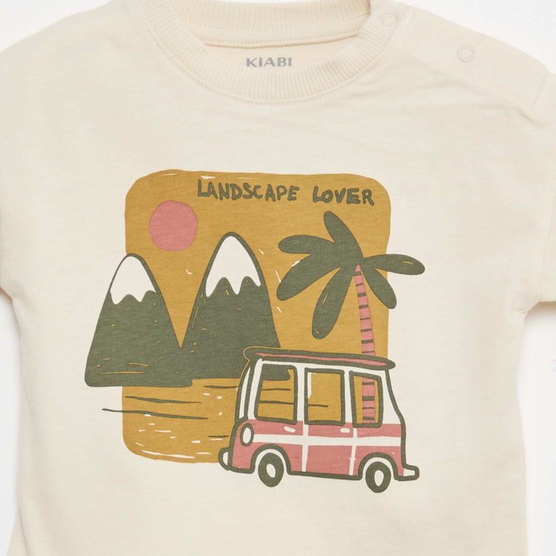 Ensemble de pyjama été en coton  T-shirt + short
