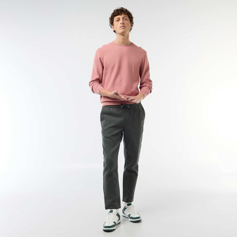 Pull en maille nid d'abeille