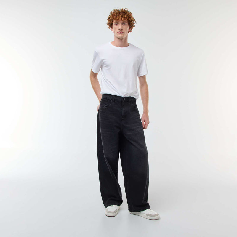 Baggy denim fit en coton