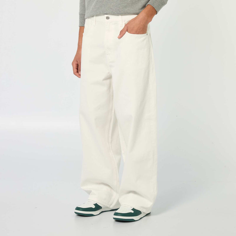 Baggy denim fit en coton