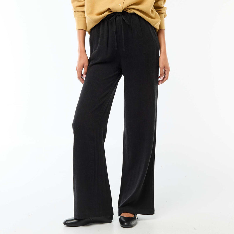 Pantalon en lin avec 2 poches