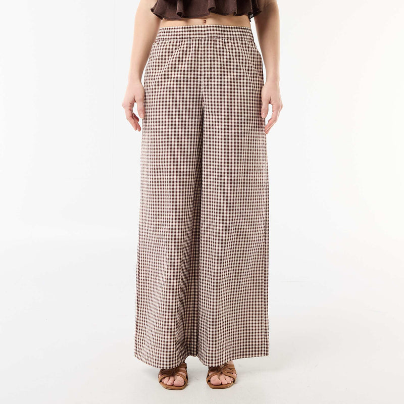 Pantalon large à motif Vicky