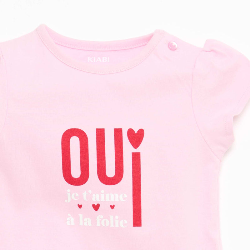 T-shirt en jersey avec manches courtes
