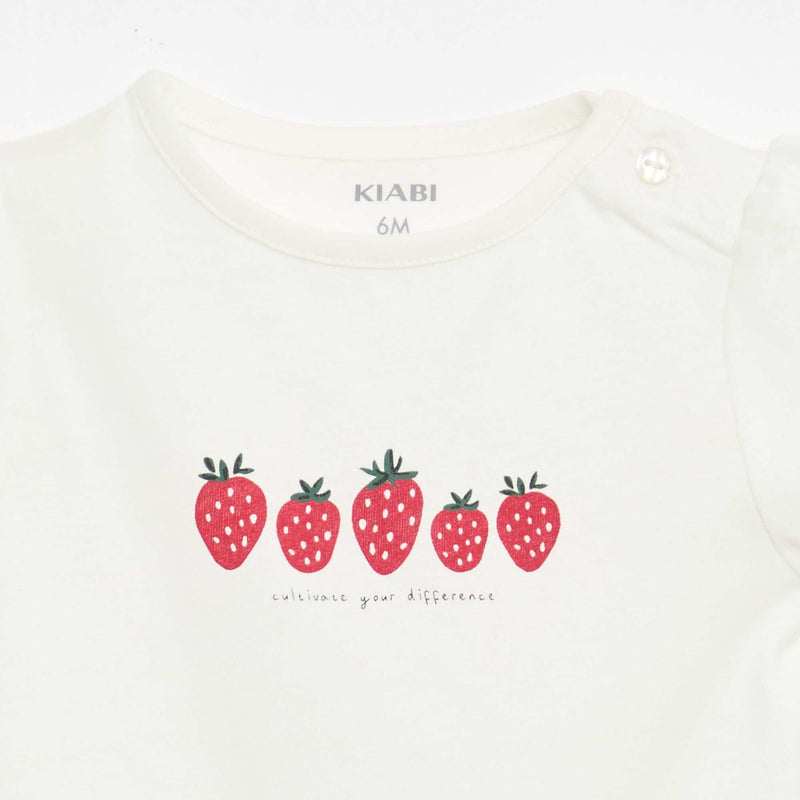 T-shirt en jersey avec manches courtes