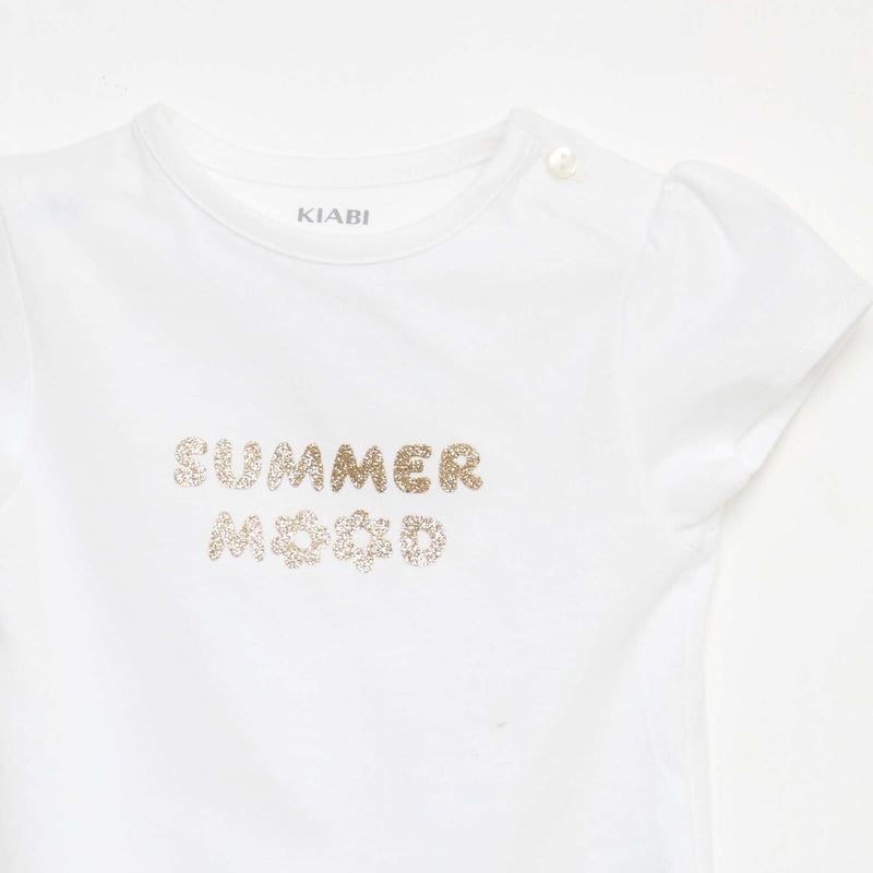 T-shirt en jersey avec manches courtes