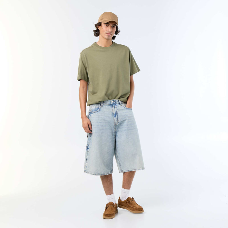 Tee-shirt uni coupe confort fit / oversize à manches courtes