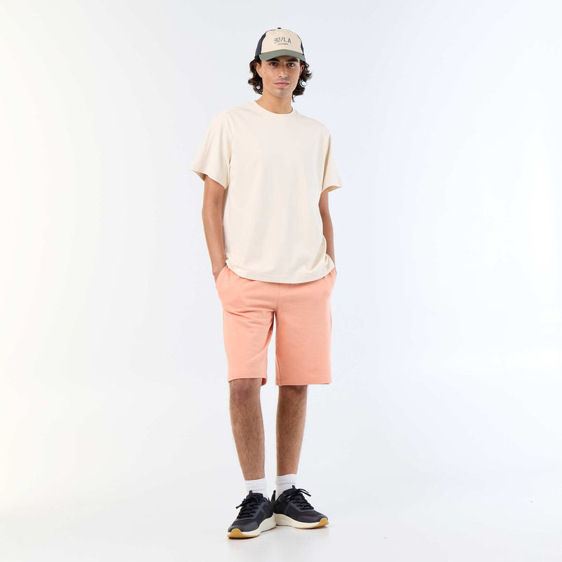Tee-shirt uni coupe confort fit / oversize à manches courtes