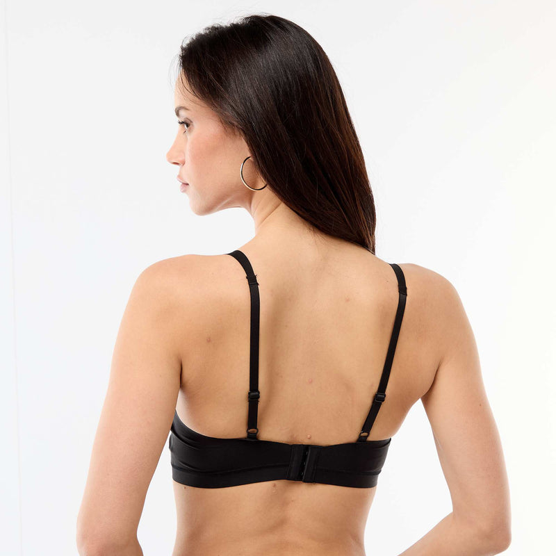 Soutien-gorge triangle à coques en microfibre