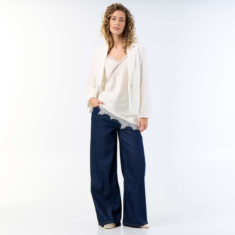 Veste blazer mi-longue