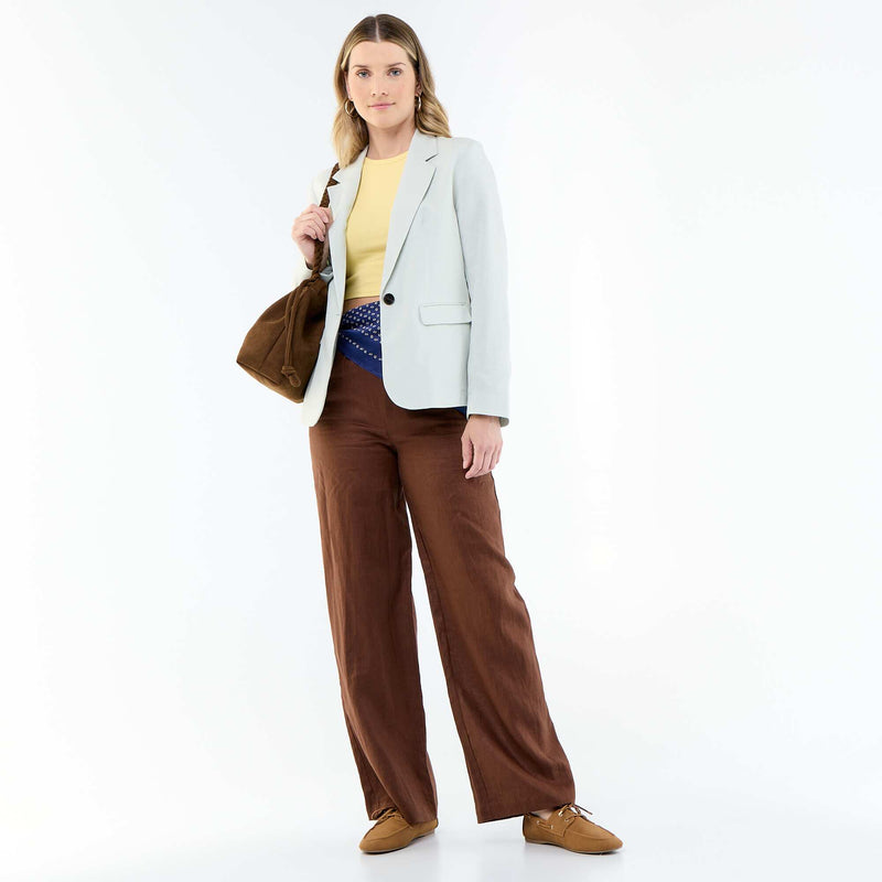 Veste blazer mi-longue