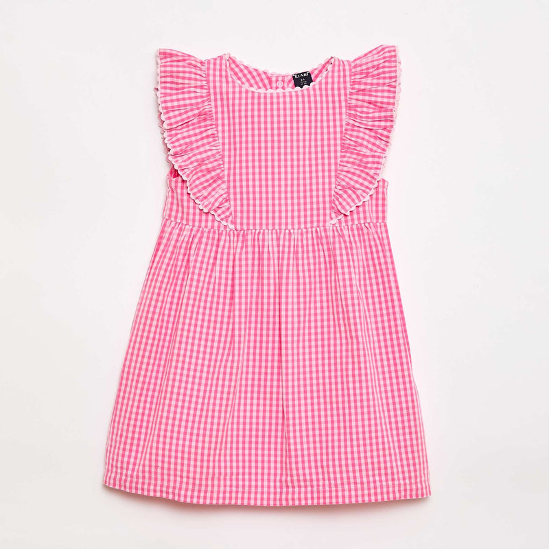 Robe manche courtes à volants
