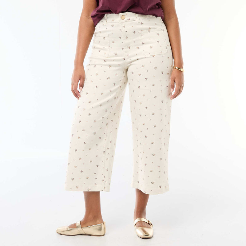 Pantalon coupe large / wide leg taille standard