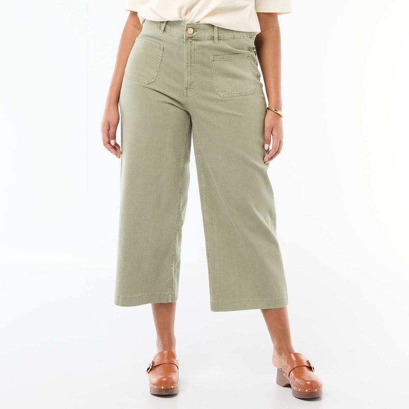 Pantalon coupe large / wide leg taille standard