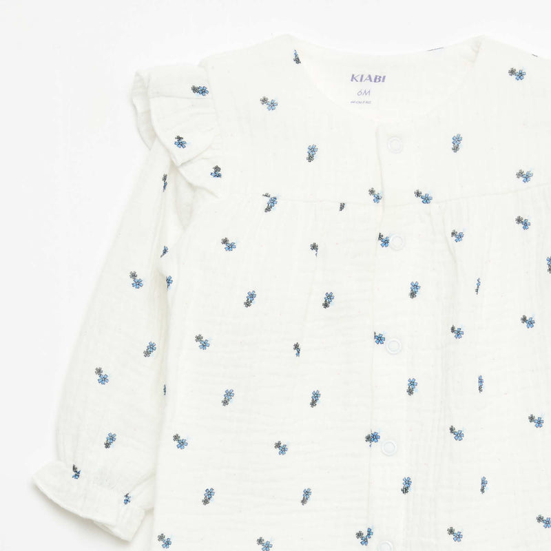 Dors-bien sans pieds en double gaze de coton