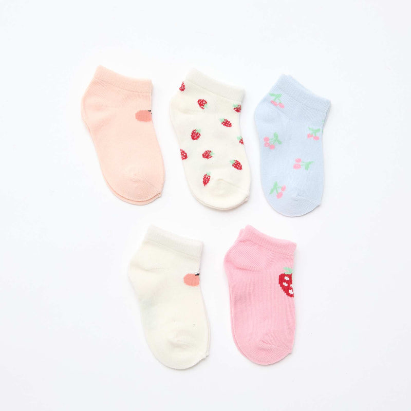 - Lot de 5 paires de chaussettes invisibles