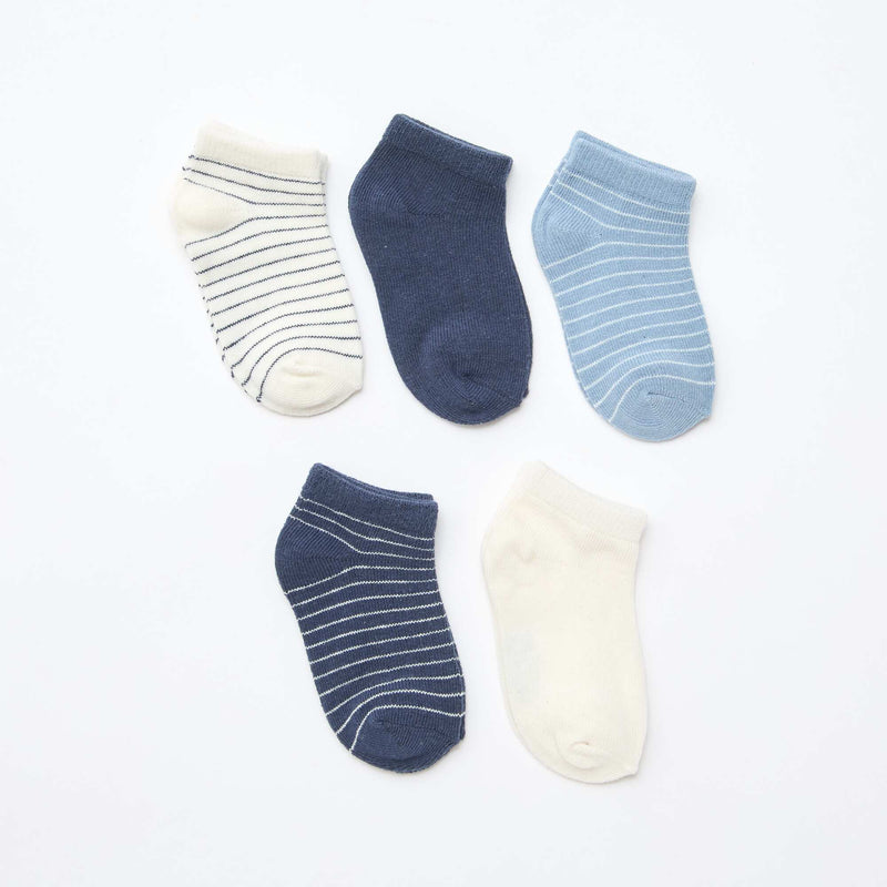 - Lot de 5 paires de chaussettes invisibles