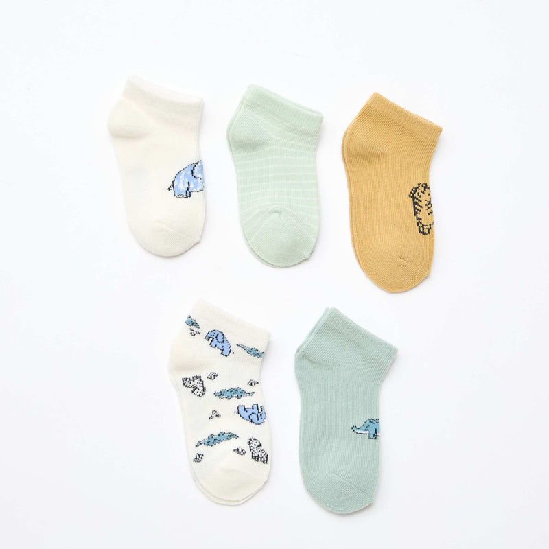 - Lot de 5 paires de chaussettes invisibles