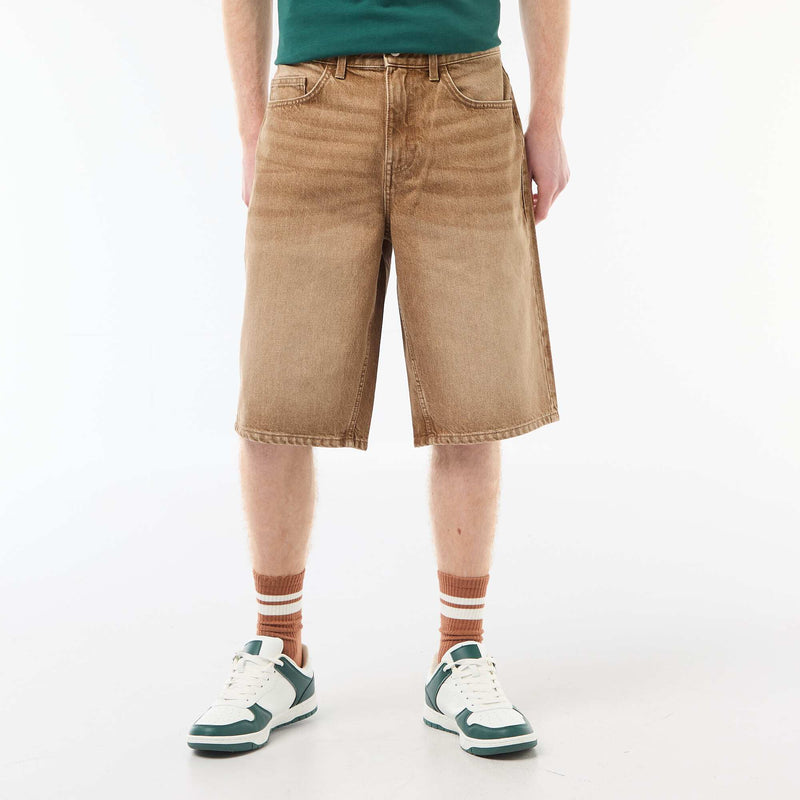 Short en baggy effet original en coton