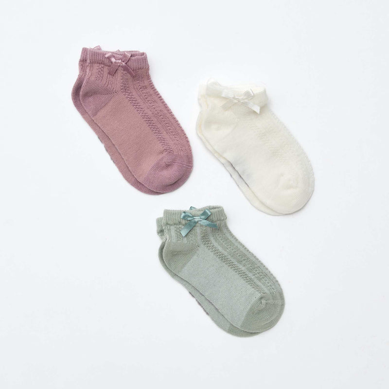 Lot de 3 chaussettes fantaisies