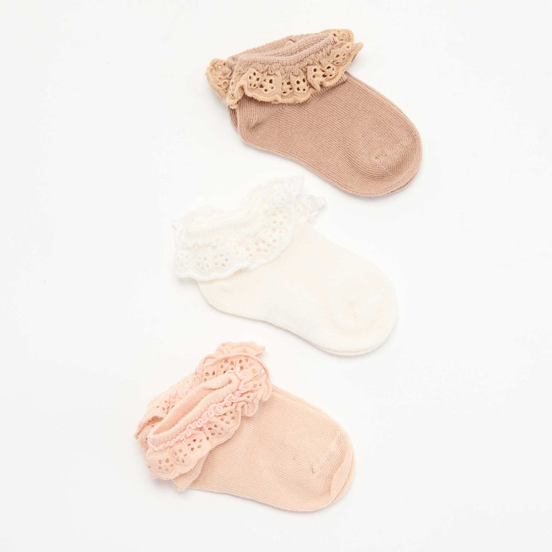 Lot de 3 chaussettes de cérémonie