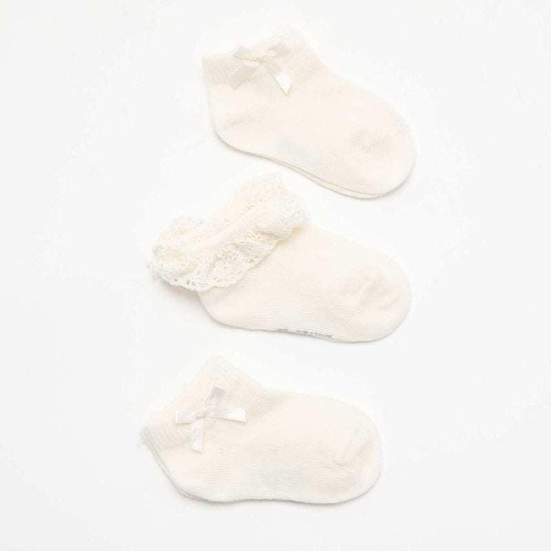 Lot de 3 chaussettes de cérémonie