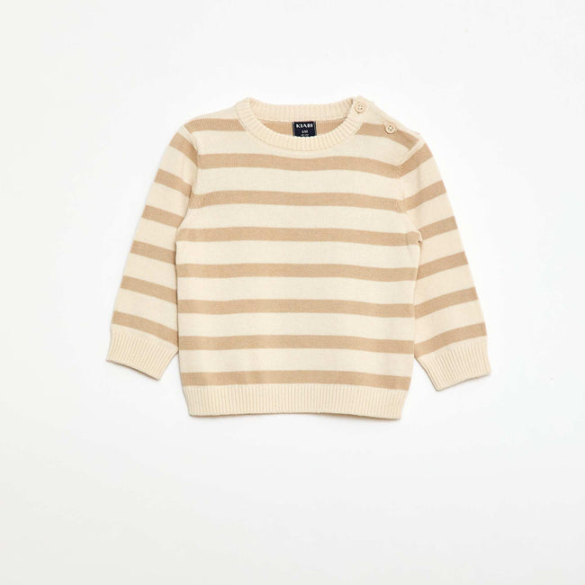Beige/blanc