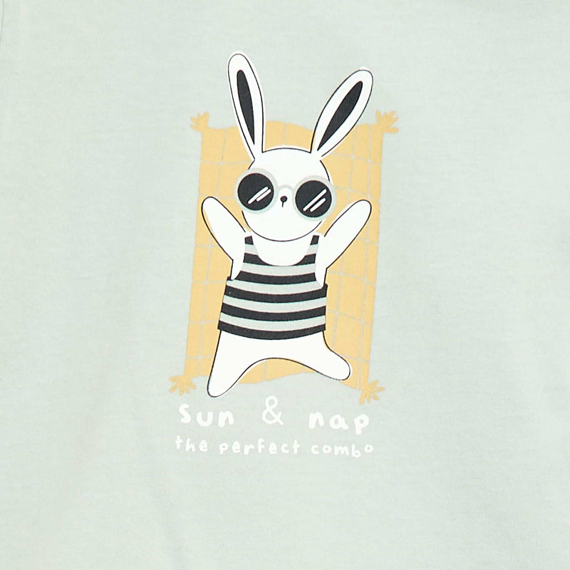 T-shirt à manches courtes en jersey de coton