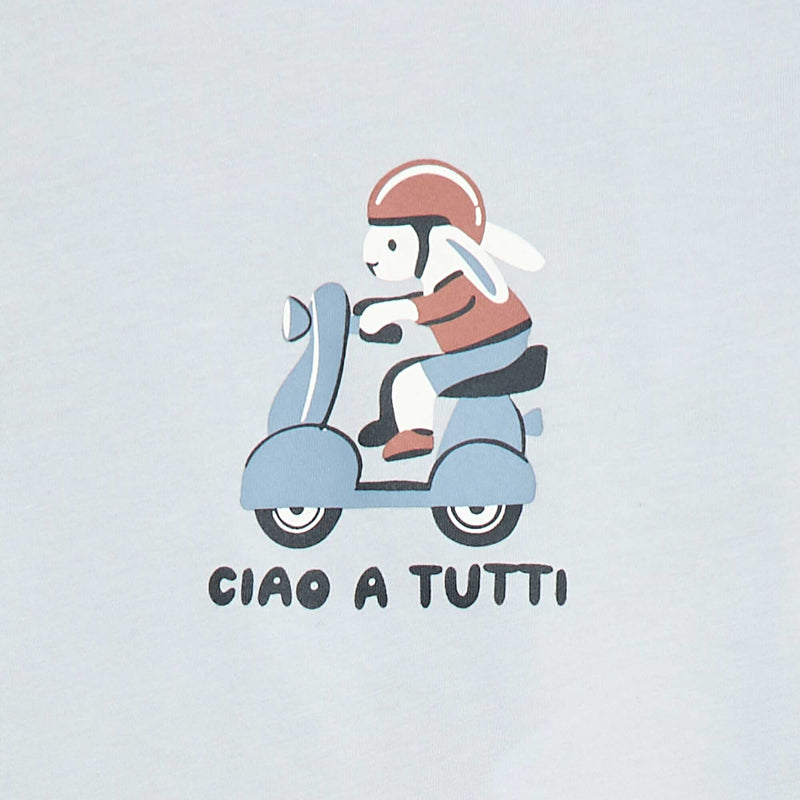T-shirt à manches courtes en jersey de coton