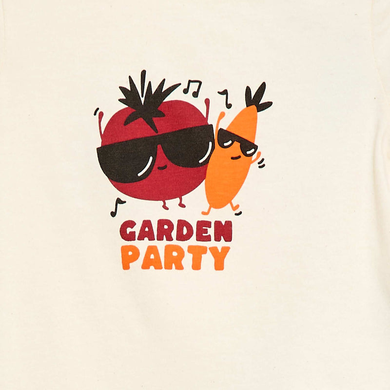 T-shirt à manches courtes en jersey de coton